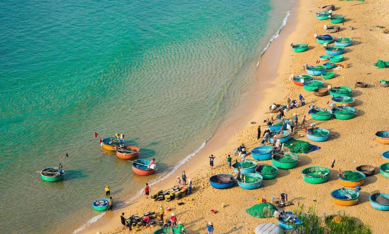 Vẻ đẹp về Làng chài Nhơn Lý (nguồn: haloquynhontravel.com)