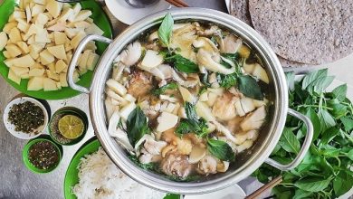 Lẩu gà lá é, món ngon những ngày chớm đông