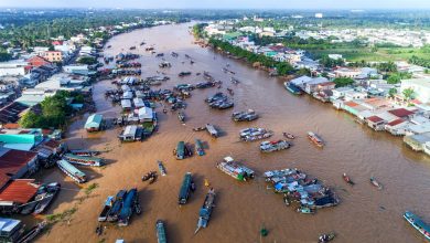 Chợ Nổi Cái Răng Cần Thơ - Mua bán theo phương thức "4 treo"