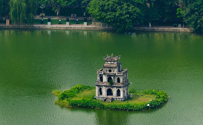Hồ Hoàn Kiếm & Đền Ngọc Sơn - Thủ đô Hà Nội (Nguồn: disanghd.com)