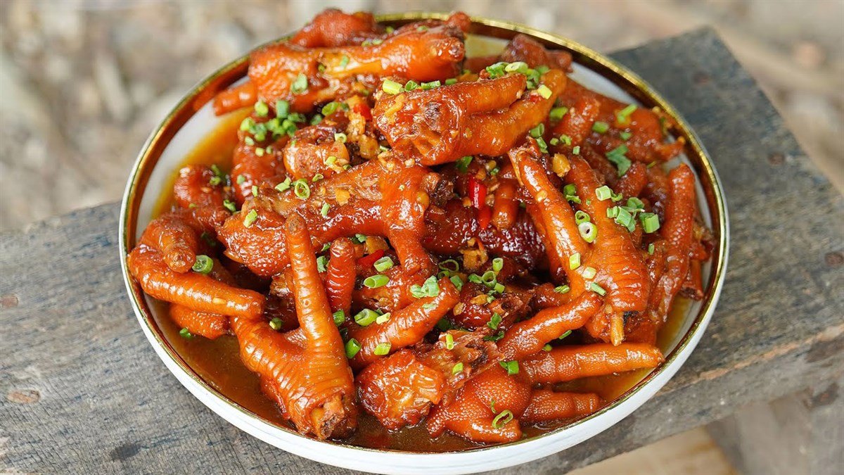 Hình ảnh món chân gà sốt cay