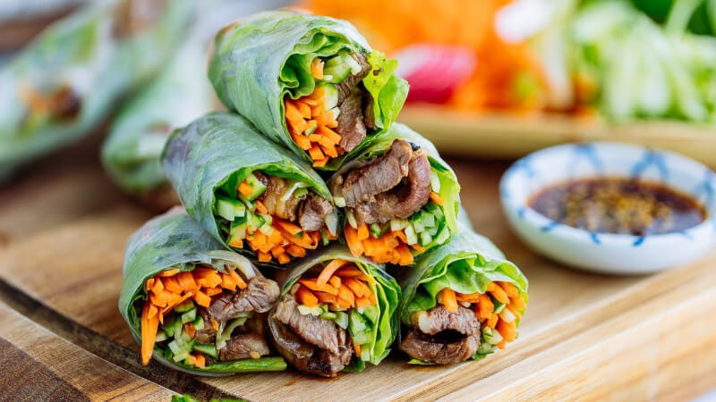 Gỏi cuốn – Món ăn tươi mát, dễ tiêu hóa 