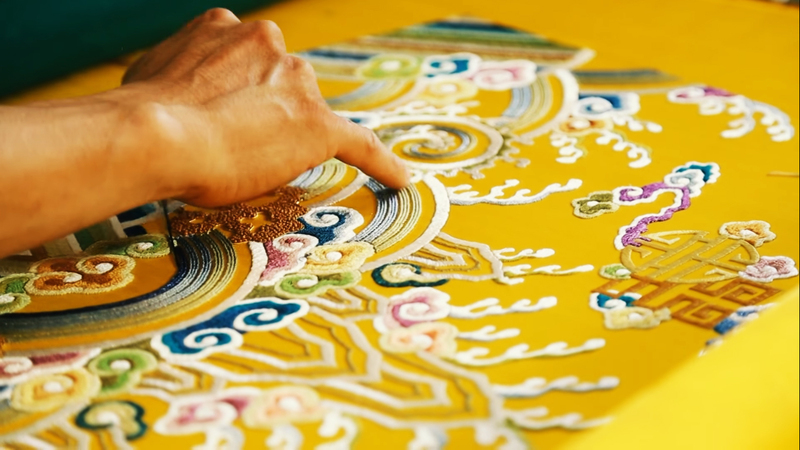 Hình ảnh Nghề thêu đính