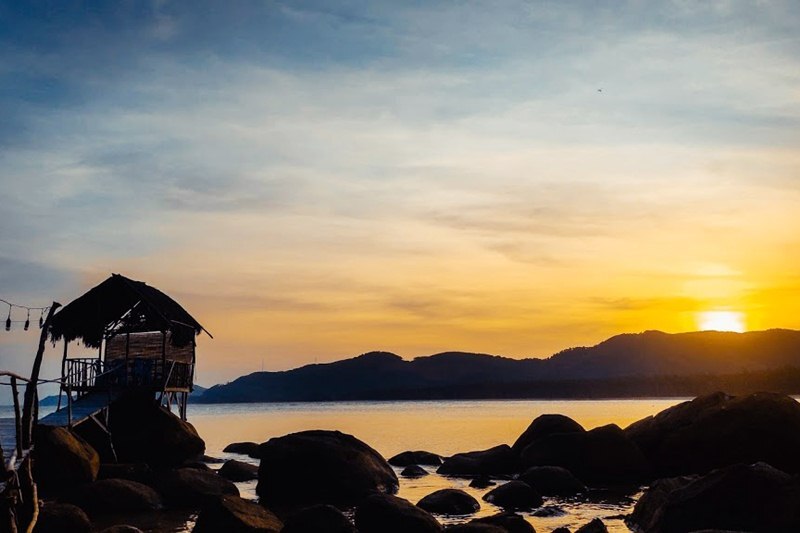Hình ảnh bãi biển Bình An_ Huế