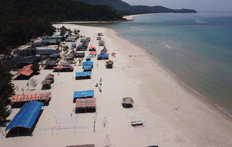 Hình ảnh bãi biển Cảnh Dương