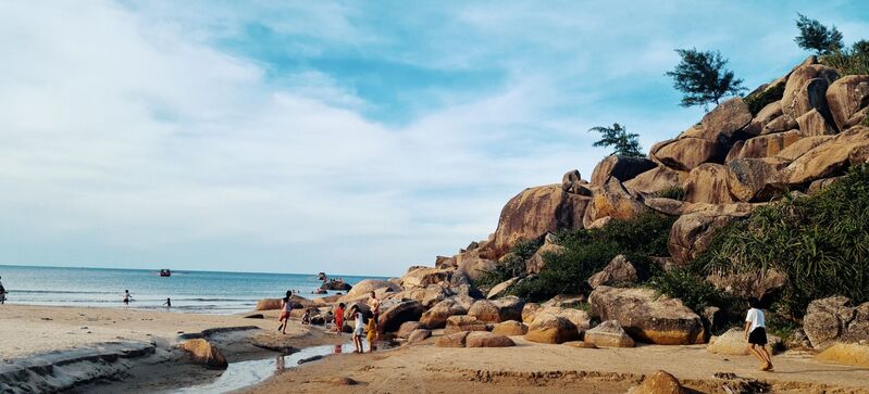 Hình ảnh bãi biển Kỳ Xuân