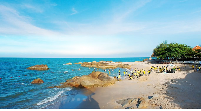 Hình ảnh bãi biển Long Hải