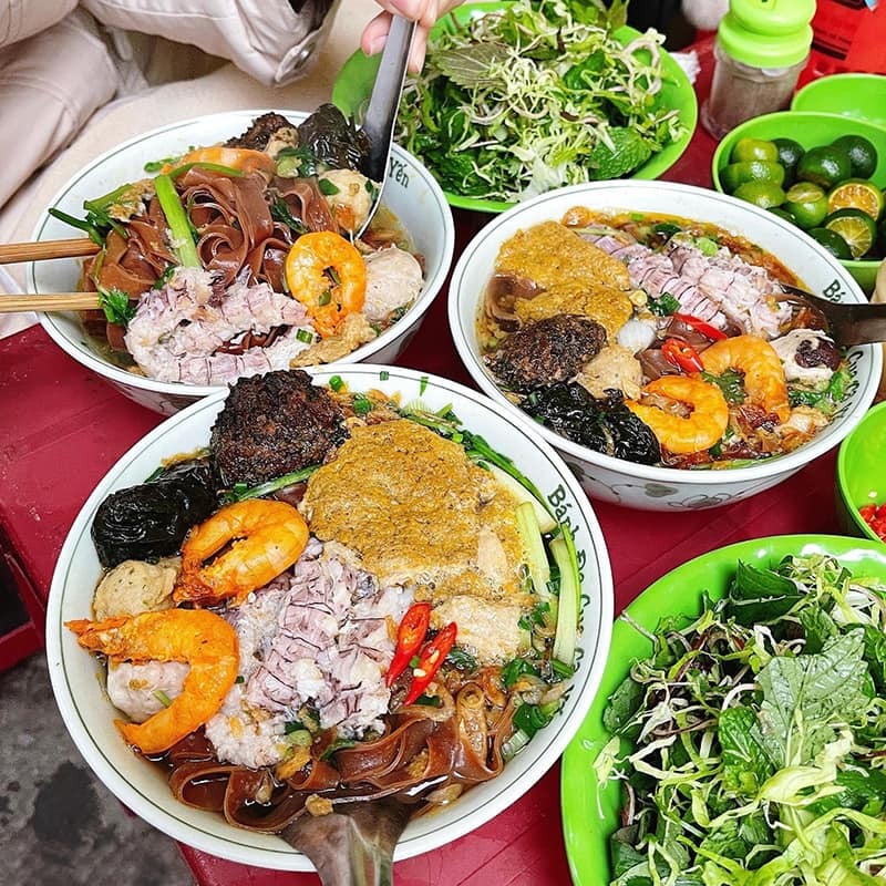 Hình ảnh bánh đa cua Hải Phòng