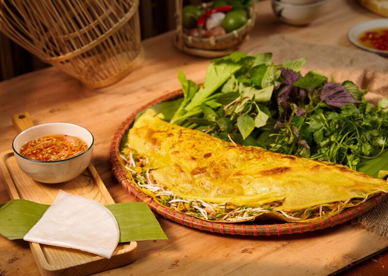 Hình ảnh bánh xèo bông điên điển