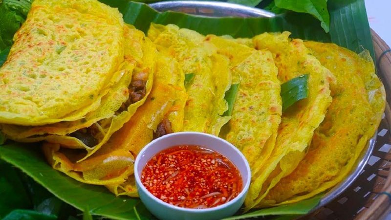 Hình ảnh bánh xèo bông điên điển