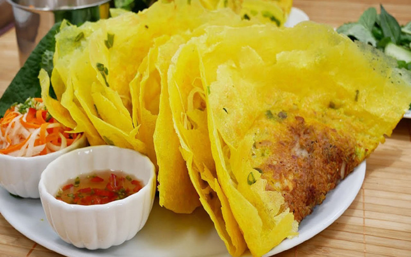 Hình ảnh bánh xèo bông điên điển