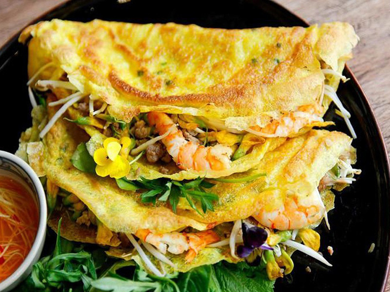 Hình ảnh bánh xèo bông điên điển