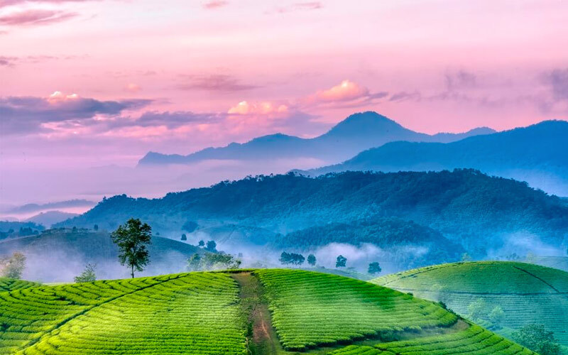 Hình ảnh các dãy núi Tây Bắc 