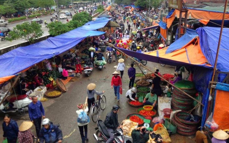 Hình ảnh chợ Hà Nội