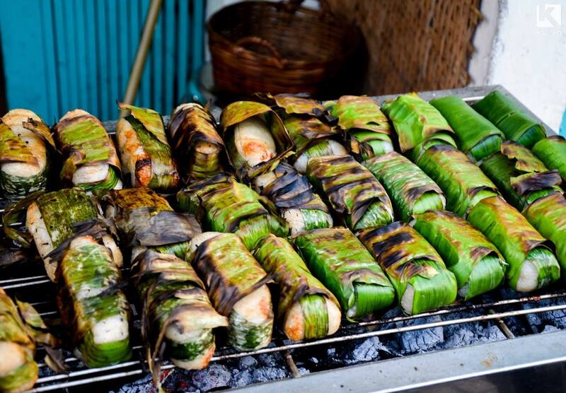 Hình ảnh chuối nếp nướng Cần Thơ