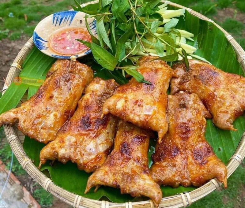 Hình ảnh chuột đồng nướng lu