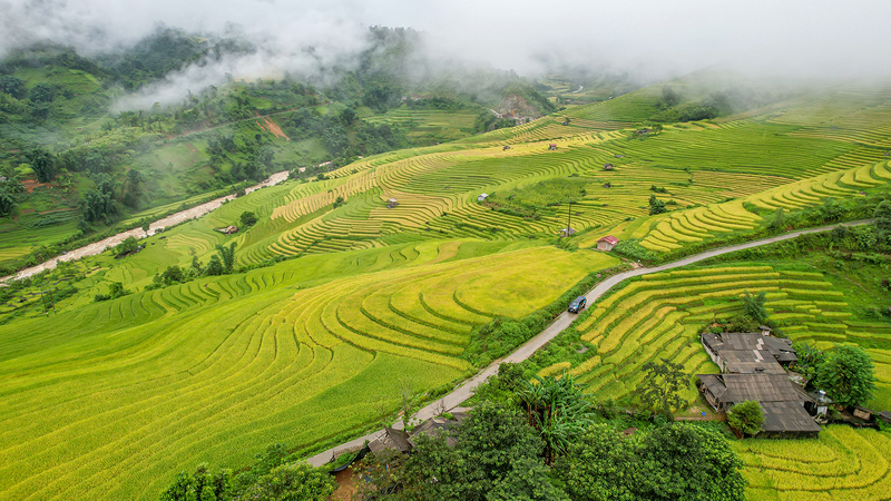 Hình ảnh con đường mòn Tây Bắc