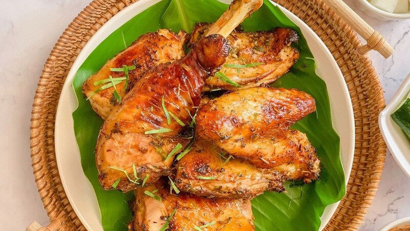 Hình ảnh gà nướng muối ớt