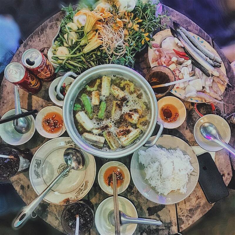 Hình ảnh lẩu bần Phù Sa