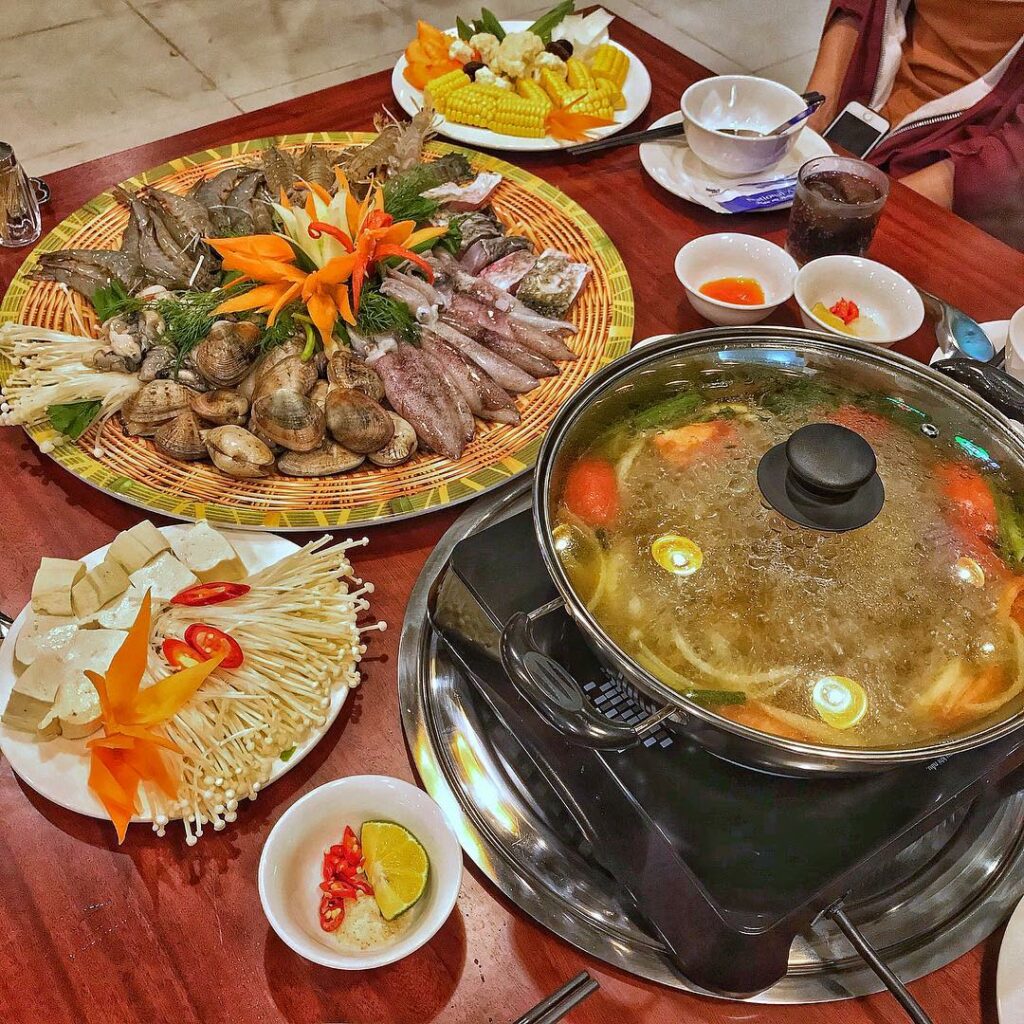 Hình ảnh lẩu hải sản