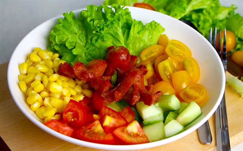 Xà lách rau củ món ăn giải nhiệt, dễ làm mỗi ngày