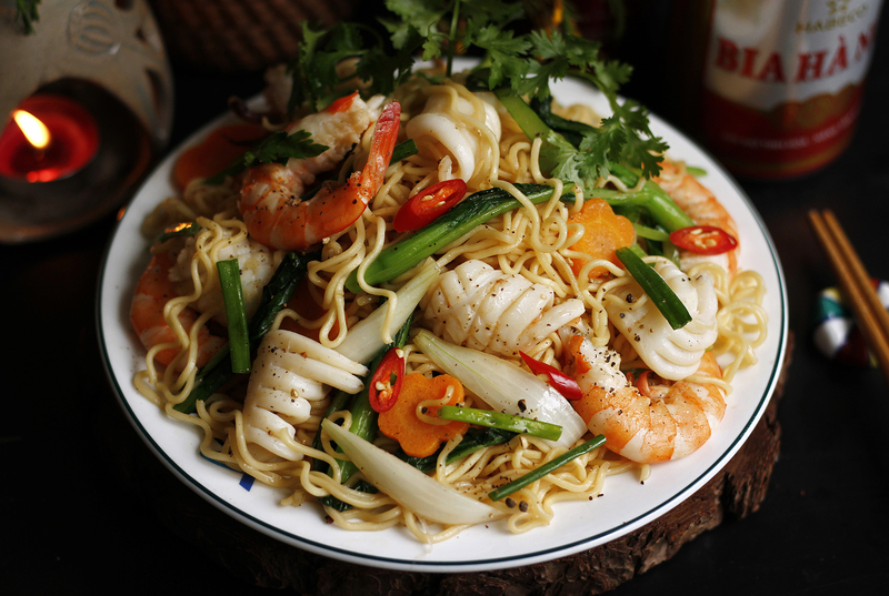 Hình ảnh mì xào thập cẩm