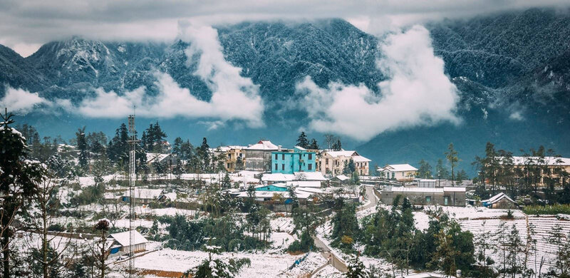 Hình ảnh mùa đông tại Sapa