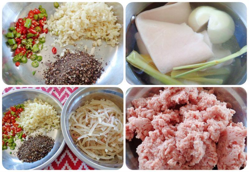 Hình ảnh nguyên liệu nem chua Thanh Hóa