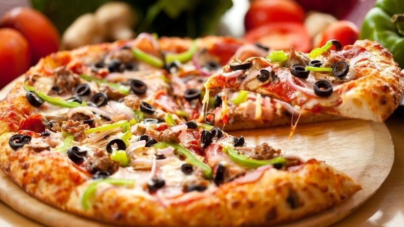 Hình ảnh pizza chay