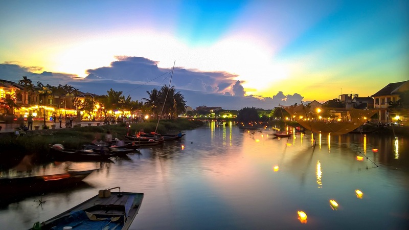 Hình ảnh sông Thu Bồn