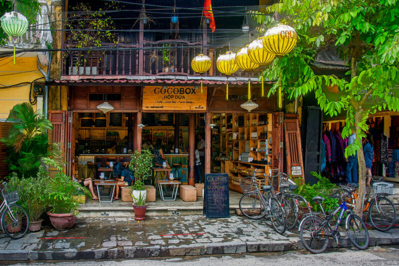 Hình ảnh tiệm cà phê Hội An