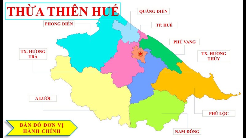 Hình ảnh vị trí của TP Huế