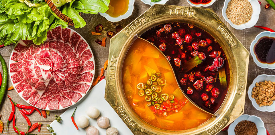 Hình ảnh món lẩu cay tứ xuyên