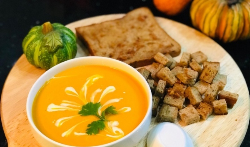 Hình ảnh súp bí đỏ