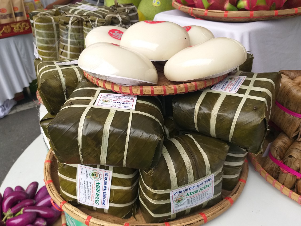 Hình ảnh món bánh dày, bánh chưng
