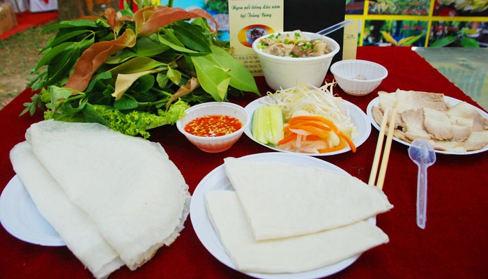 Hình ảnh bánh tráng phơi sương