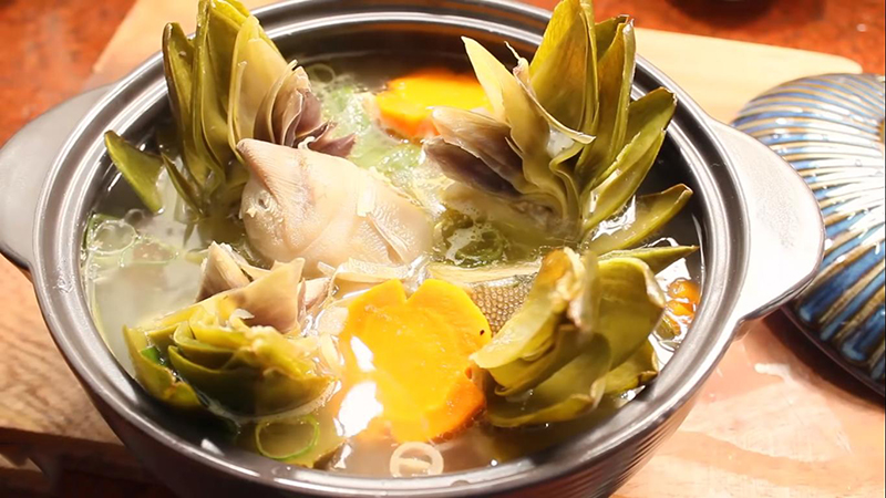 Hình ảnh canh atiso Đà Lạt