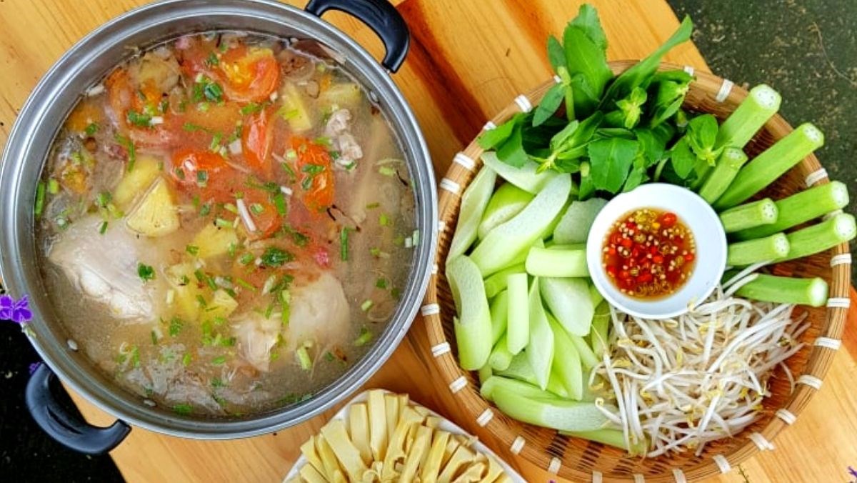 Hình ảnh canh chua cá lăng
