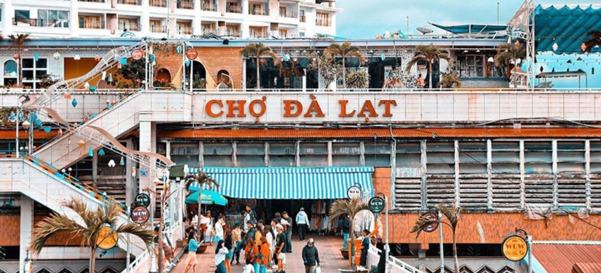 Hình ảnh chợ Đà Lạt