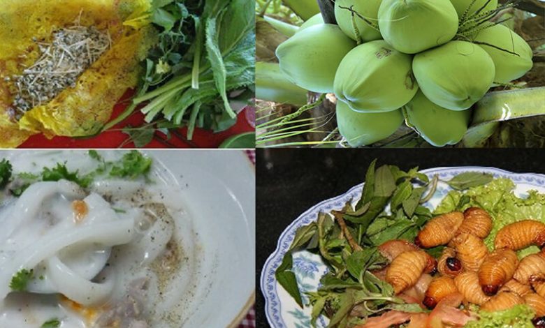 Hình ảnh đặc sản Bến Tre