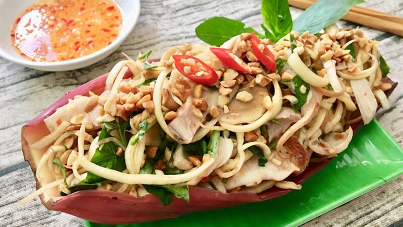 Hình ảnh gỏi hoa chuối