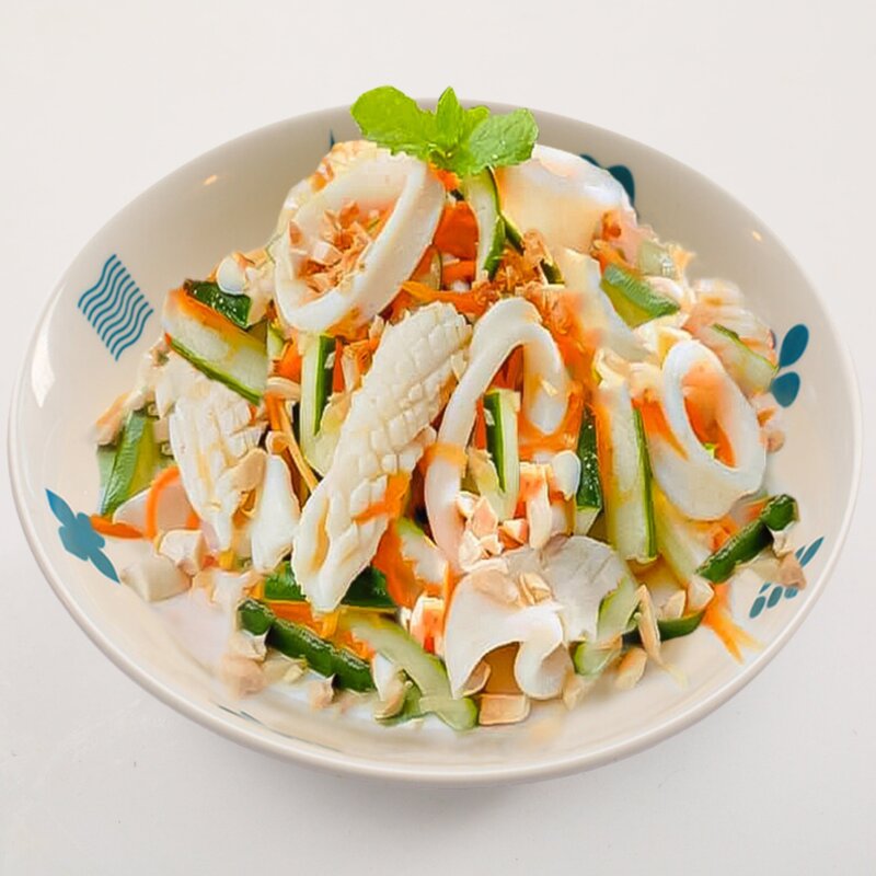 Hình ảnh gỏi mực
