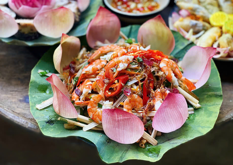 Hình ảnh gỏi ngó sen tôm thịt