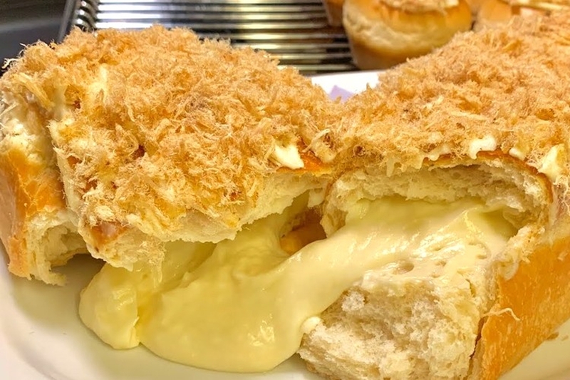 Hình ảnh bánh mì chà bông phô mai