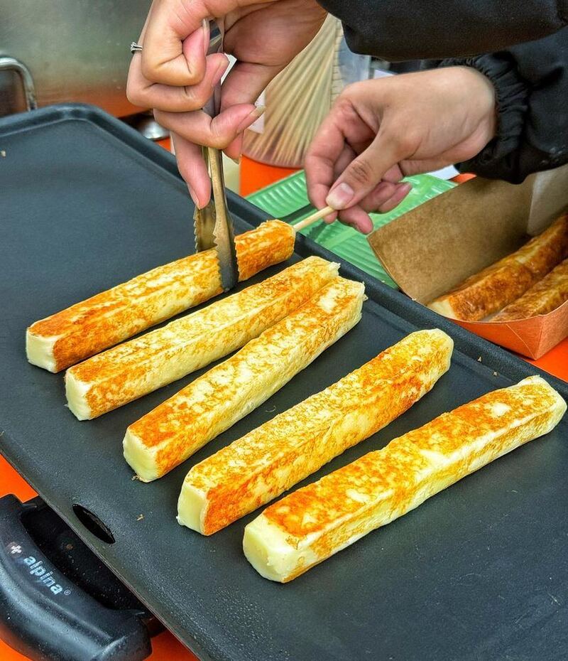 Hình ảnh phô mai sữa nướng