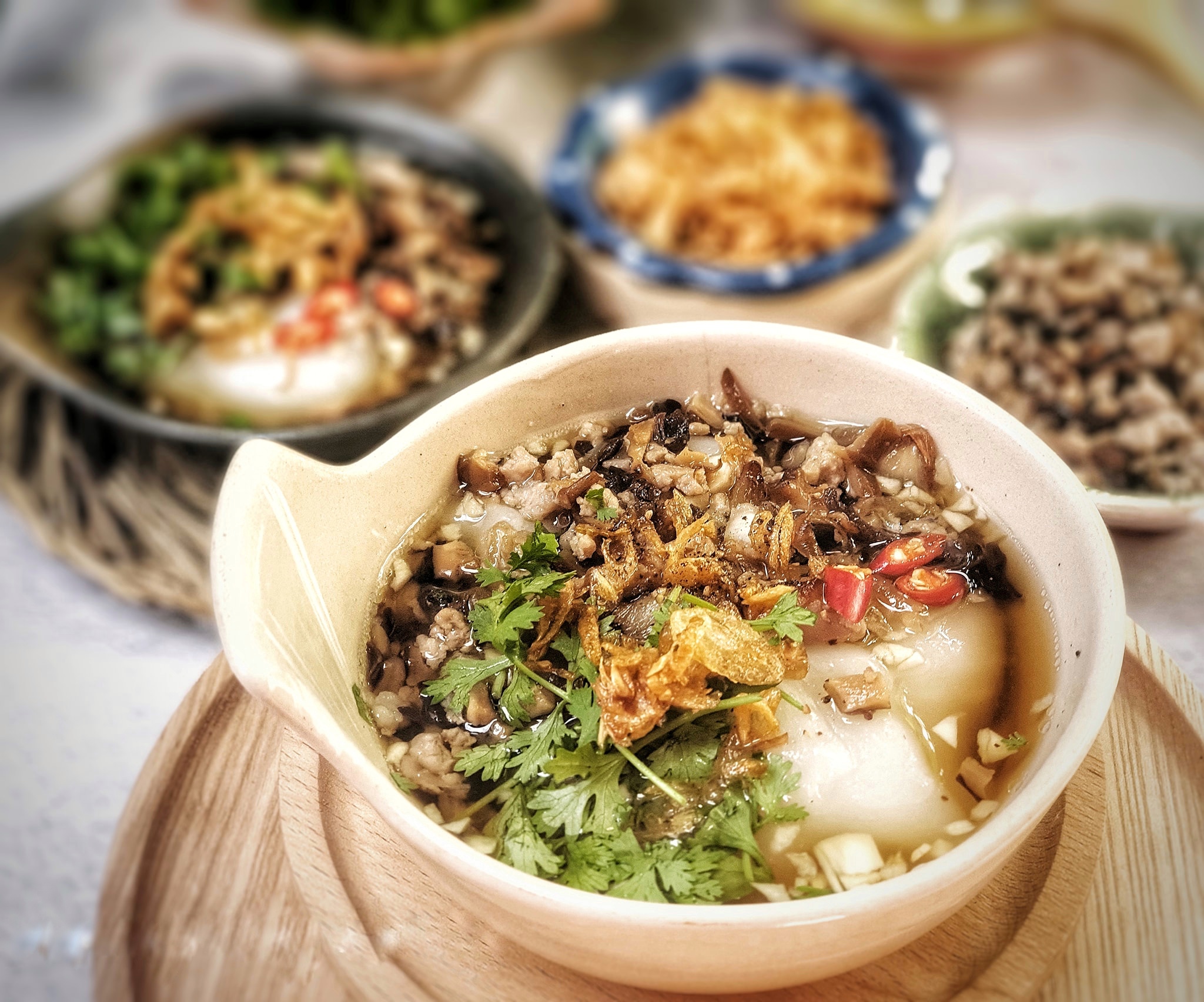 Hình ảnh món bánh đúc nóng