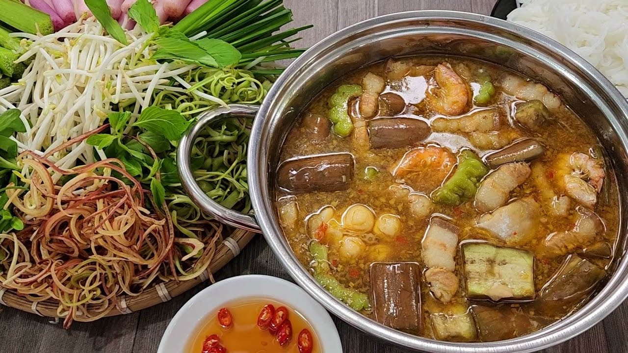 Hình ảnh món lẩu mắm