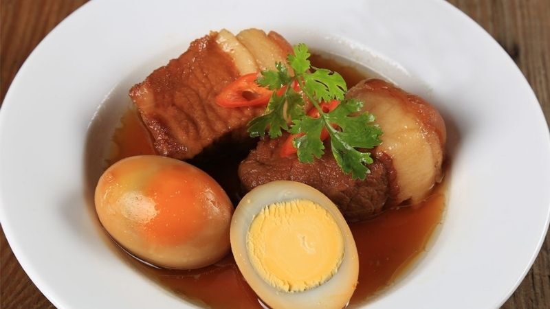 Hình ảnh thịt kho trứng
