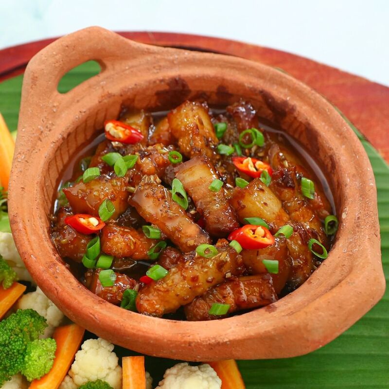 Hình ảnh thịt kho mắm ruốc