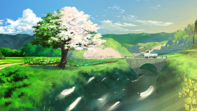 Ảnh màu sắc thiên nhiên trong anime